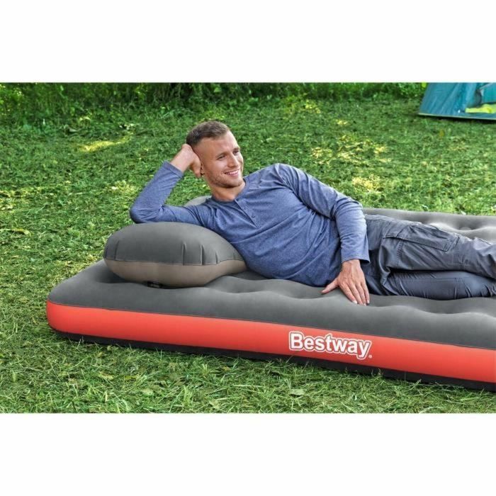 Bestway 67703 Colchón Hinchable Doble Roll & Relax para Camping 203x183x22 cm 1 Bestway 67703 Colchón Hinchable Doble Roll & Relax para Camping 203x183x22 cm 1