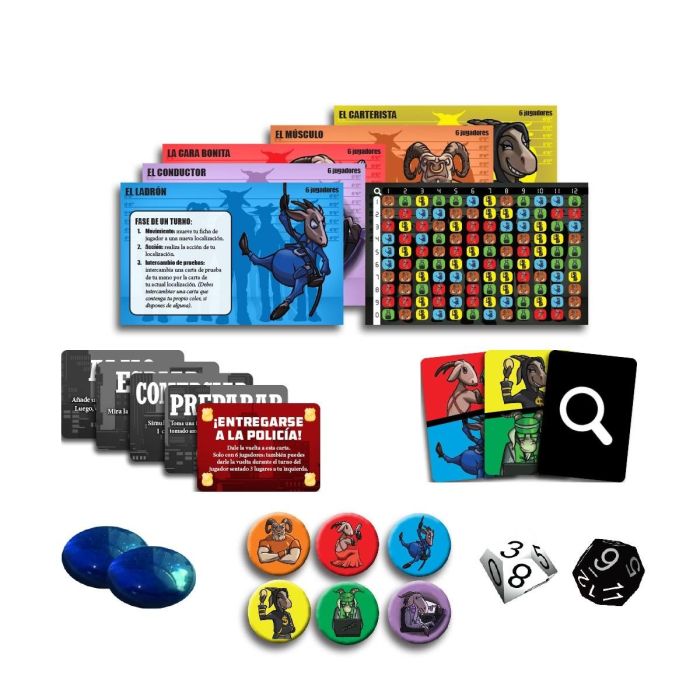 Devir Juego de Mesa ¡Cabritos! Deducción y Roles Ocultos para 3-6 Jugadores a partir de 10 Años 1