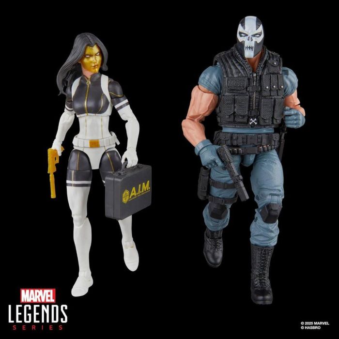 Blister 2 figuras Madame Masque & Crossbones Super Villains Marvel Legends Series 15cm 7