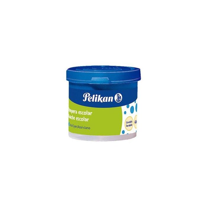 Tempera Pelikan 40 Ml (Bote) 742/40 Azul Cyan Nº127 (24005142) 6 unidades