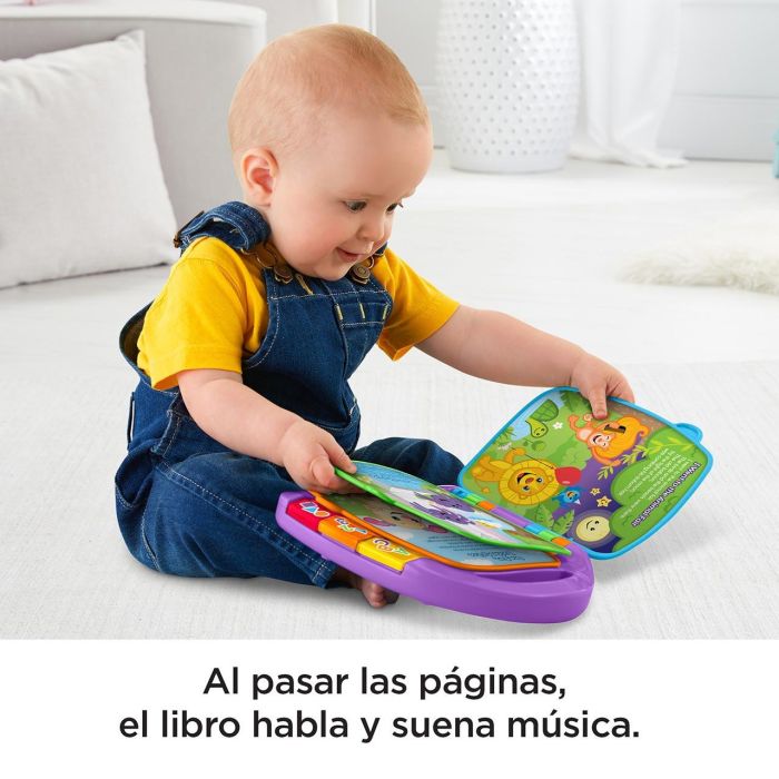 Fisher-Price Frc69 Libro Musical Interactivo Aprendizaje Perrito Ríe y Aprende Letras Números Formas Colores Bebés +6 meses 3 Fisher-Price Frc69 Libro Musical Interactivo Aprendizaje Perrito Ríe y Aprende Letras Números Formas Colores Bebés +6 meses 3