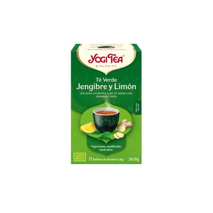 Infusión Té Verde Jengibre Y Limón Infusión Té Verde Jengibre Y Limón