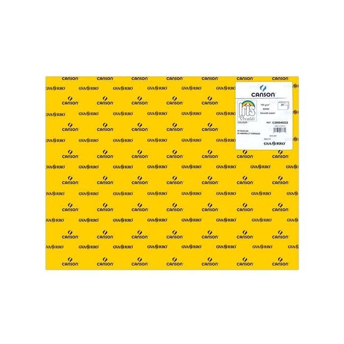 Iris Cartulina 50x65 cm 185 gr Gualda -25U- Iris Cartulina 50x65 cm 185 gr Gualda -25U-