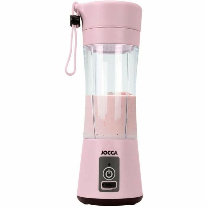 Jocca SWEET Licuadora Portátil Rosa 380 ml 2000 mAh Con Cable USB 2