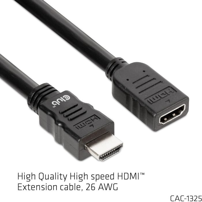 Club3D CAC-1325 Cable de Extensión HDMI 2.0 UHD 4K, 5 Metros, Macho a Hembra, 18 Gbit/s, 3D 1 Club3D CAC-1325 Cable de Extensión HDMI 2.0 UHD 4K, 5 Metros, Macho a Hembra, 18 Gbit/s, 3D 1