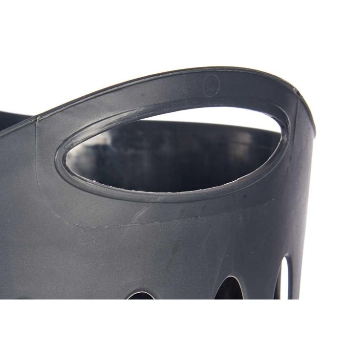 Cesto Plastico 50L C Asas Antracita Kipit 42X56CM (12 Unidades) 3 Cesto Plastico 50L C Asas Antracita Kipit 42X56CM (12 Unidades) 3