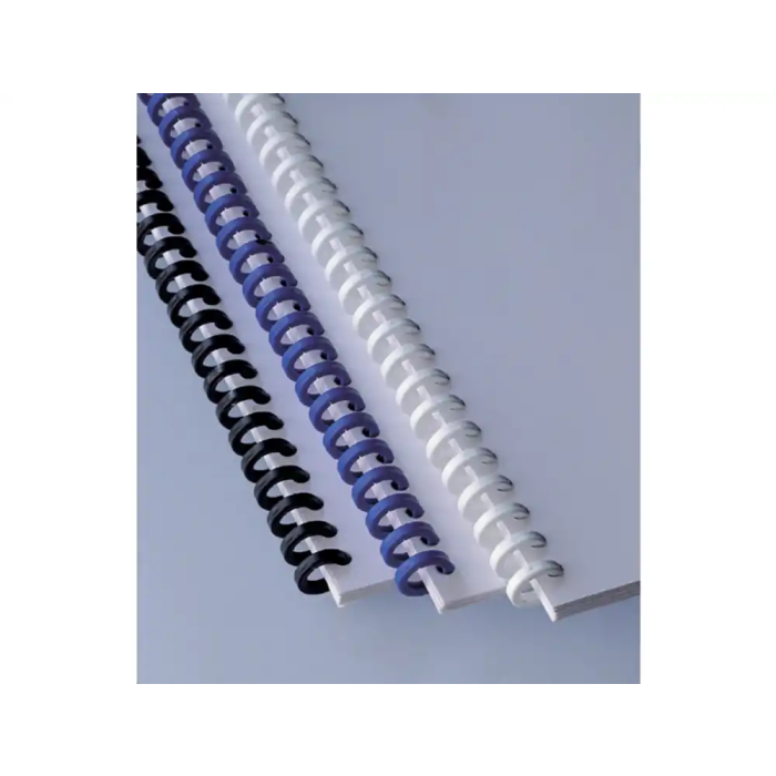 Espirales para Encuadernar GBC Negro Polipropileno (50 Unidades) 3