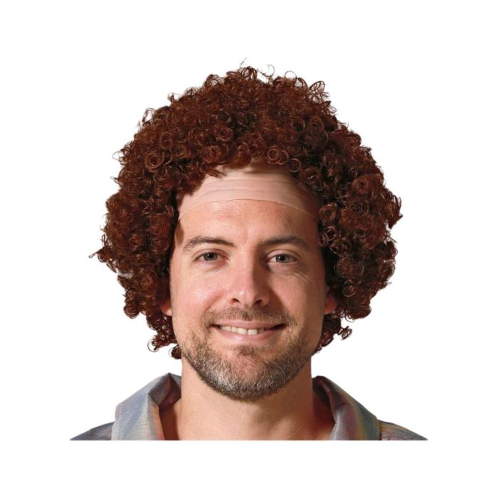 Peluca Castaño Rizado 0 Peluca Castaño Rizado 0