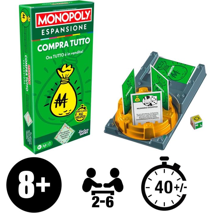 Hasbro Monopoly Expansión Todo A La Venta Juego de Mesa (Italiano) G0720 2