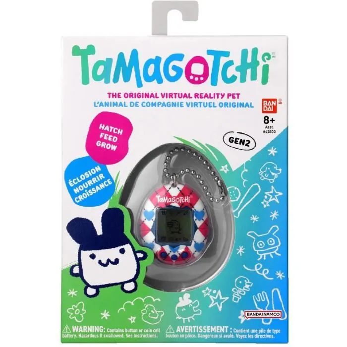 Bandai Tamagotchi Original - Corazón de Argyle BAN3296580429813 2