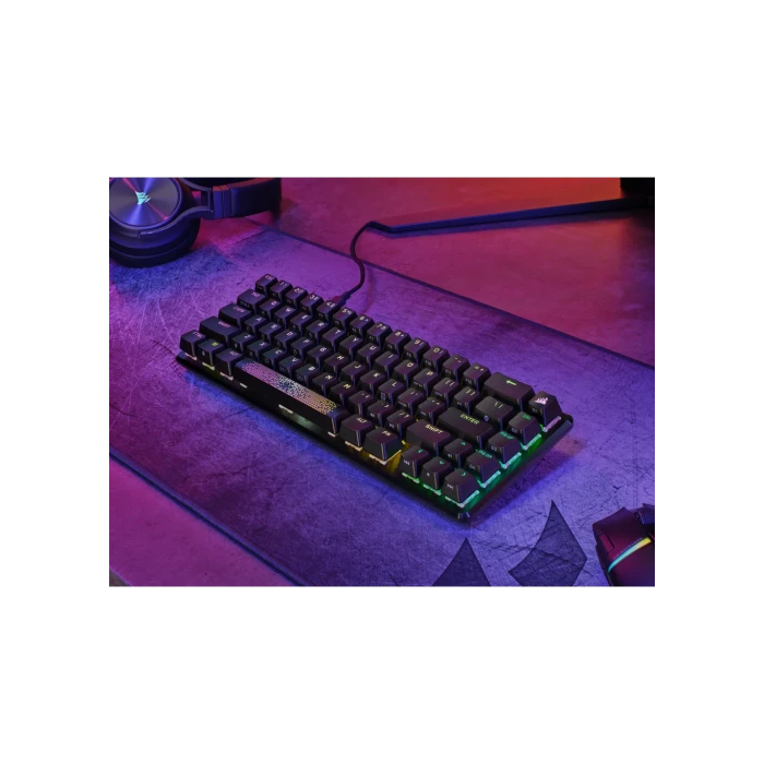 Corsair CH-91A401A-ES Teclado K65 PRO MINI Mecánico Óptico QWERTZ Español Negro USB RGB Gaming 1 Corsair CH-91A401A-ES Teclado K65 PRO MINI Mecánico Óptico QWERTZ Español Negro USB RGB Gaming 1