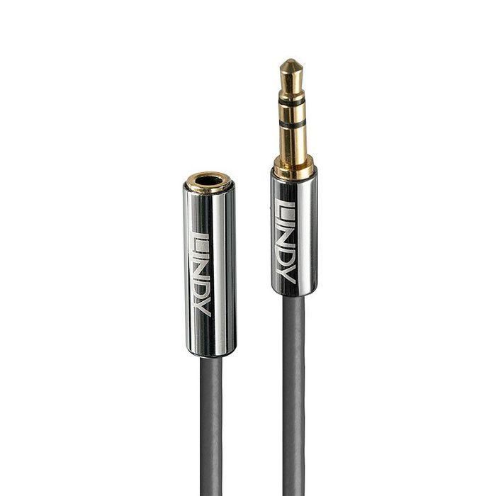 Lindy 0.5m 3.5mm Extension Audio Cable, Cromo Line