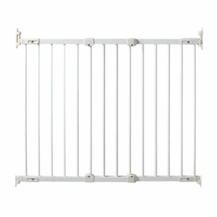 WEBABY WEB1712145707232 Barrera de seguridad NONO Blanca - Extensible de 72 a 108 cm