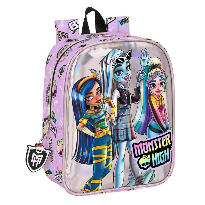 Mochila Escolar Monster High Best boos Lila 22 x 27 x 10 cm 0 Mochila Escolar Monster High Best boos Lila 22 x 27 x 10 cm 0