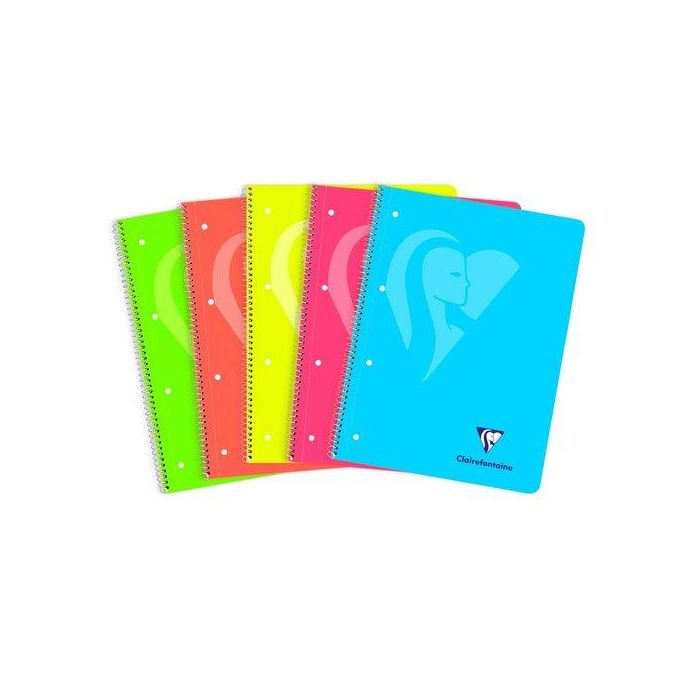 Bloc Clairefontaine Mimesys Polipropileno Microperforado A4+ 120H 5X5 90G (Set de 15)