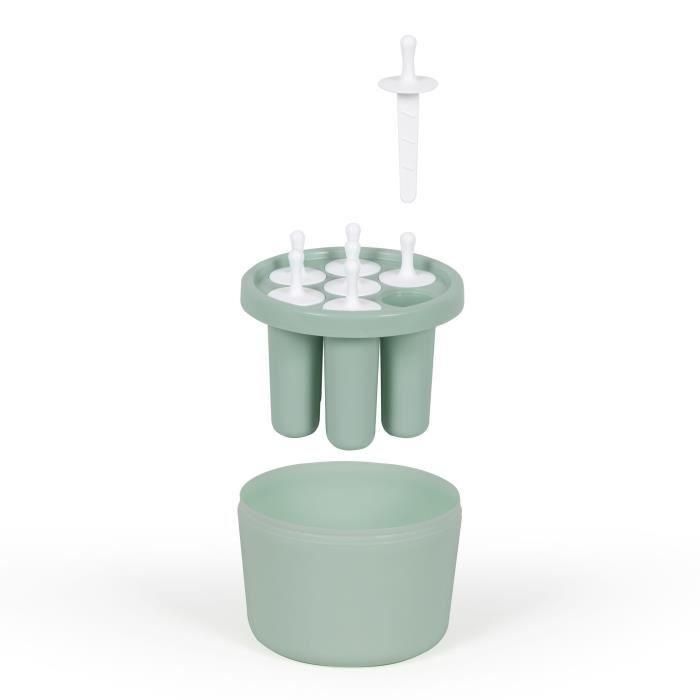 Livoo DOM461 Heladera 1 L con Depósito Acumulador de Frío, Cuchilla Mezcladora, Tapa Transparente y Molde para 7 Helados con Palitos 4 Livoo DOM461 Heladera 1 L con Depósito Acumulador de Frío, Cuchilla Mezcladora, Tapa Transparente y Molde para 7 Helados con Palitos 4