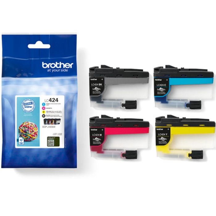 BROTHER multipack tinta para DCPJ1200W LC424VAL 2
