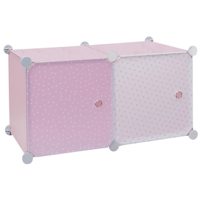 Home Deco Kids Estantería Modular Vallee Outlet 2 Cubos Rosa Puerta 30x30x30cm 2 Home Deco Kids Estantería Modular Vallee Outlet 2 Cubos Rosa Puerta 30x30x30cm 2