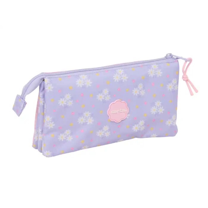 Safta Estuche Portatodo Triple Bouquet (3 Cremalleras) 120x220x30 mm 1