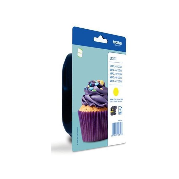 Brother Tinta de Impresora Amarillo para MFC-J4410DW, MFC-J4510DW