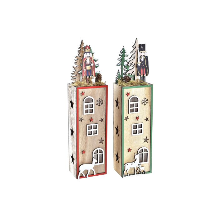 Decoracion Luminosa Navidad Tradicional DKD Home Decor Natural Verde 6 x 32 x 8 cm (4 Unidades) Decoracion Luminosa Navidad Tradicional DKD Home Decor Natural Verde 6 x 32 x 8 cm (4 Unidades)