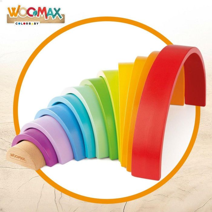 Puzzle Infantil de Madera Woomax Arcoíris 11 Piezas 2 Unidades 5 Puzzle Infantil de Madera Woomax Arcoíris 11 Piezas 2 Unidades 5