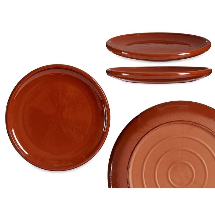 Plato Grueso Churrasco 30 cm Barro Refractario Miel - La Dehesa (6 Unidades) Plato Grueso Churrasco 30 cm Barro Refractario Miel - La Dehesa (6 Unidades)