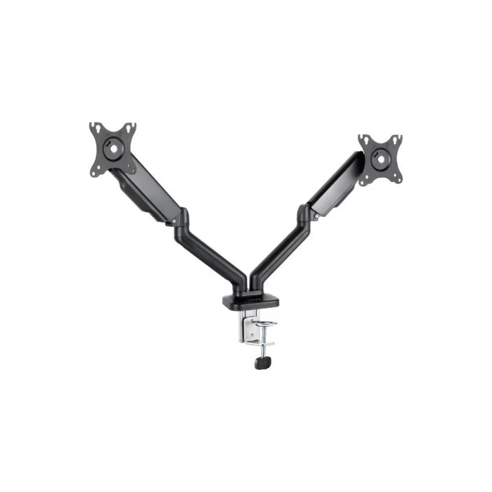 Tooq Soporte de Mesa para 2 Monitores DB5132TNR-B Giratorio Inclinable hasta 9kg Pantallas 17'-32' Negro 0 Tooq Soporte de Mesa para 2 Monitores DB5132TNR-B Giratorio Inclinable hasta 9kg Pantallas 17'-32' Negro 0