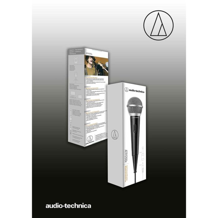 Audio-Technica Micrófono de manodinámico cadioide para voz e instrumentos 2 Audio-Technica Micrófono de manodinámico cadioide para voz e instrumentos 2