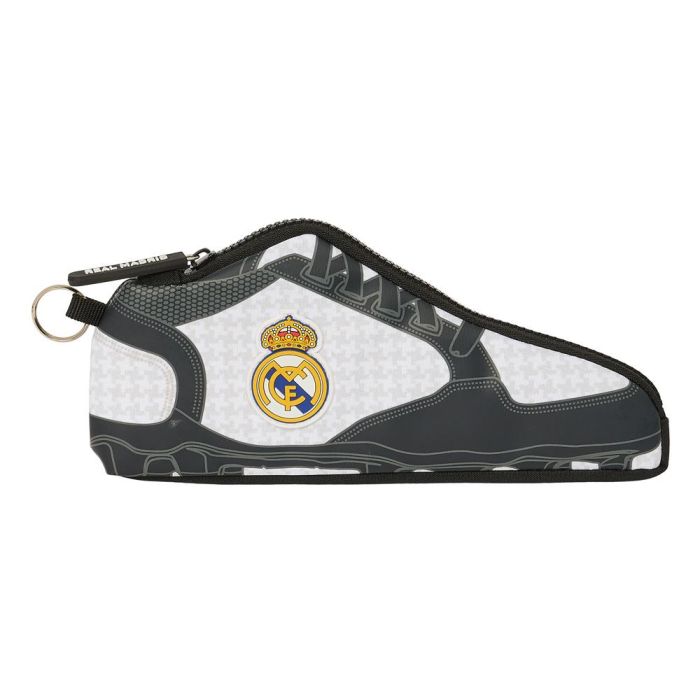 Bolso Escolar Portatodo Safta Zapatilla Real Madrid 1 Equipacion 24-25 100x240x20 mm