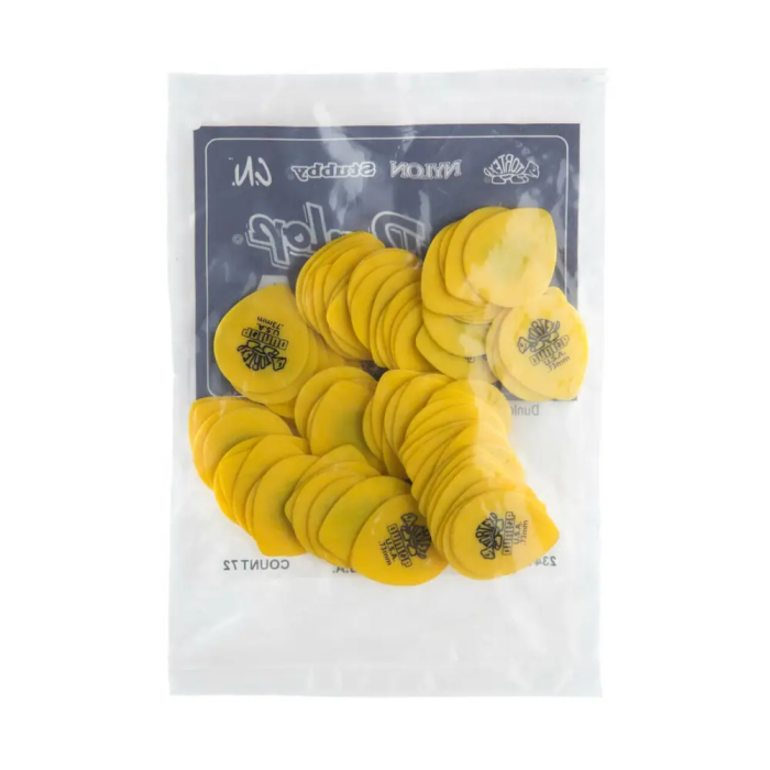 Dunlop Pack 72 Púas Tortex Teardrop S Amarillo 0,73 Mm 4