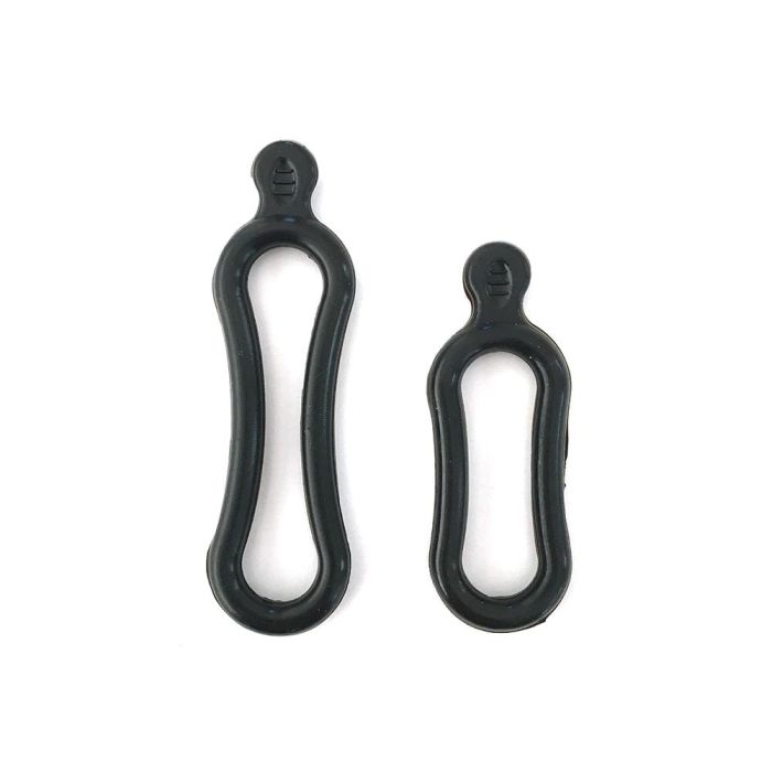 Edm Juego de gomas para recambio de linterna, modelos 36077 y 36110, negro, material goma 0 Edm Juego de gomas para recambio de linterna, modelos 36077 y 36110, negro, material goma 0