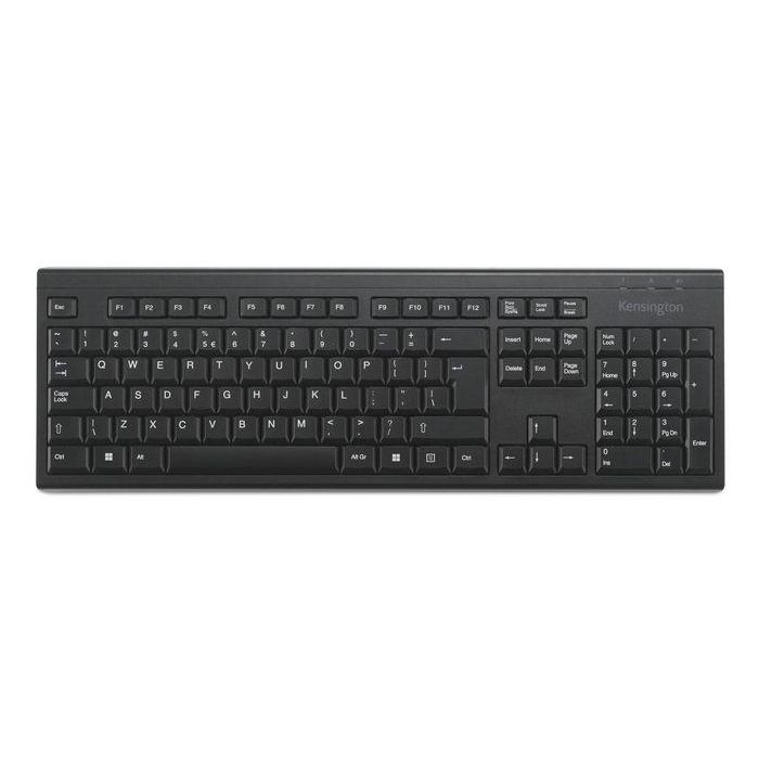 Kensington KB150 EQ Teclado Inalámbrico ANSI/ISO con Teclado Numérico, Resistente a Derrames, Compatible con Windows y macOS 1 Kensington KB150 EQ Teclado Inalámbrico ANSI/ISO con Teclado Numérico, Resistente a Derrames, Compatible con Windows y macOS 1
