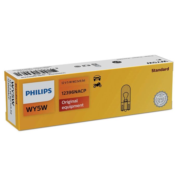 Philips Wy5 W 12 V5 W2,1x9,5D Cp | 10 Unidades MTECPH 12396NACP Philips Wy5 W 12 V5 W2,1x9,5D Cp | 10 Unidades MTECPH 12396NACP