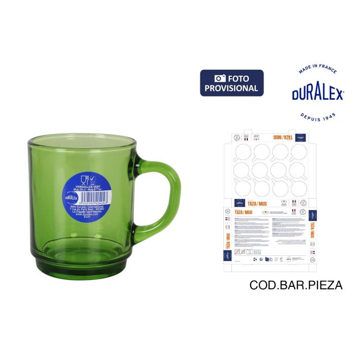 Duralex Mug Apilable 26Cl Verde Versailles Colección Ambar (12 Unidades) 0 Duralex Mug Apilable 26Cl Verde Versailles Colección Ambar (12 Unidades) 0