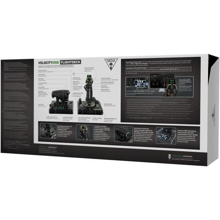 Sistema de simulación premium HOTAS - TURTLE BEACH - VelocityOne Flightdeck - Para PC con Windows 10 y 11 2 Sistema de simulación premium HOTAS - TURTLE BEACH - VelocityOne Flightdeck - Para PC con Windows 10 y 11 2