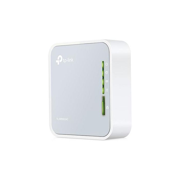 TP-Link TL-WR902AC Router AC750 Dual-Band Wi-Fi 2.4GHz/5GHz, Puerto USB 2.0 para Compartir Archivos y Carga