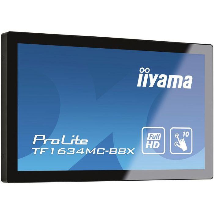 iiyama ProLite TF1634MC-B8X monitor pantalla táctil 39,6 cm (15.6") 1920 x 1080 Pixeles Multi-touch Multi-usuario Negro 3 iiyama ProLite TF1634MC-B8X monitor pantalla táctil 39,6 cm (15.6") 1920 x 1080 Pixeles Multi-touch Multi-usuario Negro 3