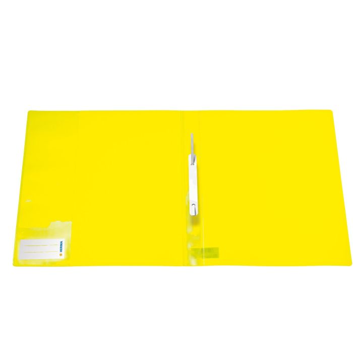 HERMA Schnellhefter A4 neon gelb Polypropylen 3St. 1 HERMA Schnellhefter A4 neon gelb Polypropylen 3St. 1