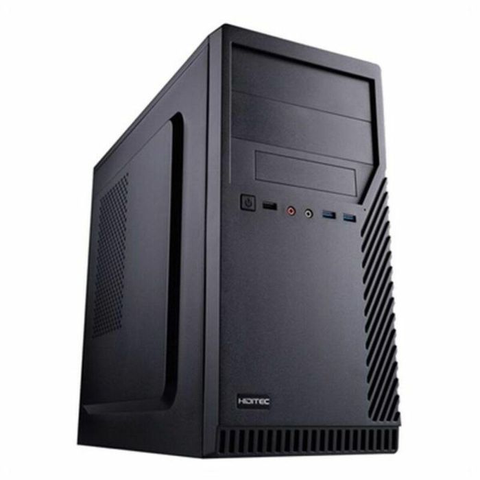 Hiditec CHA010012 Carcasa Ordenador PC Micro Torre Micro-ATX Negra con Gestión de Cableado, 2x USB 3.2 Gen 1 y Bahías Sin Tornillos Hiditec CHA010012 Carcasa Ordenador PC Micro Torre Micro-ATX Negra con Gestión de Cableado, 2x USB 3.2 Gen 1 y Bahías Sin Tornillos