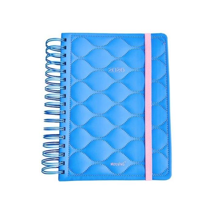 Agenda Anual (2026) Mooving Life Wire-O Tapa Extra Con Goma 165X220 D/P