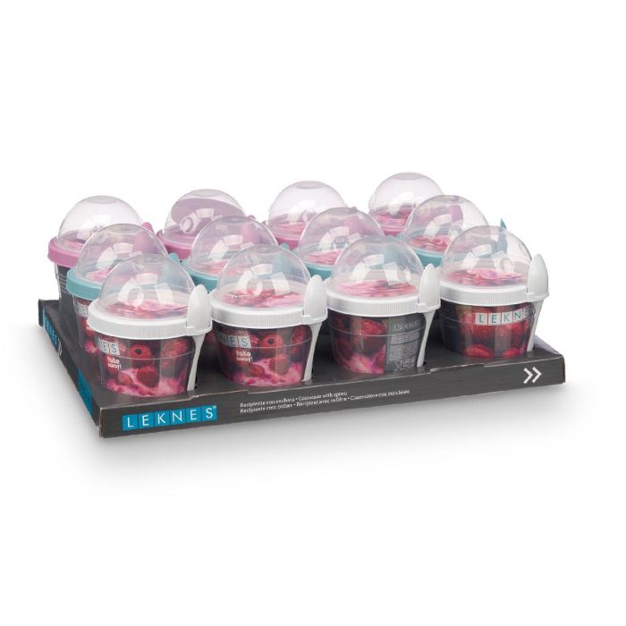 Recipiente Plastico Cuchara 500Ml Surtidos Col Leknes 11X14CM (24 Unidades) 2 Recipiente Plastico Cuchara 500Ml Surtidos Col Leknes 11X14CM (24 Unidades) 2