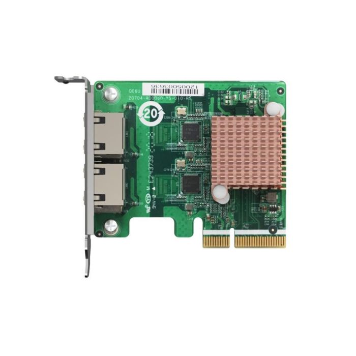 Qnap QXG-2G2T-I225 Tarjeta de Red PCIe Doble Puerto RJ45 2.5 GbE con Controlador Intel I225-LM para NAS/PC 0 Qnap QXG-2G2T-I225 Tarjeta de Red PCIe Doble Puerto RJ45 2.5 GbE con Controlador Intel I225-LM para NAS/PC 0
