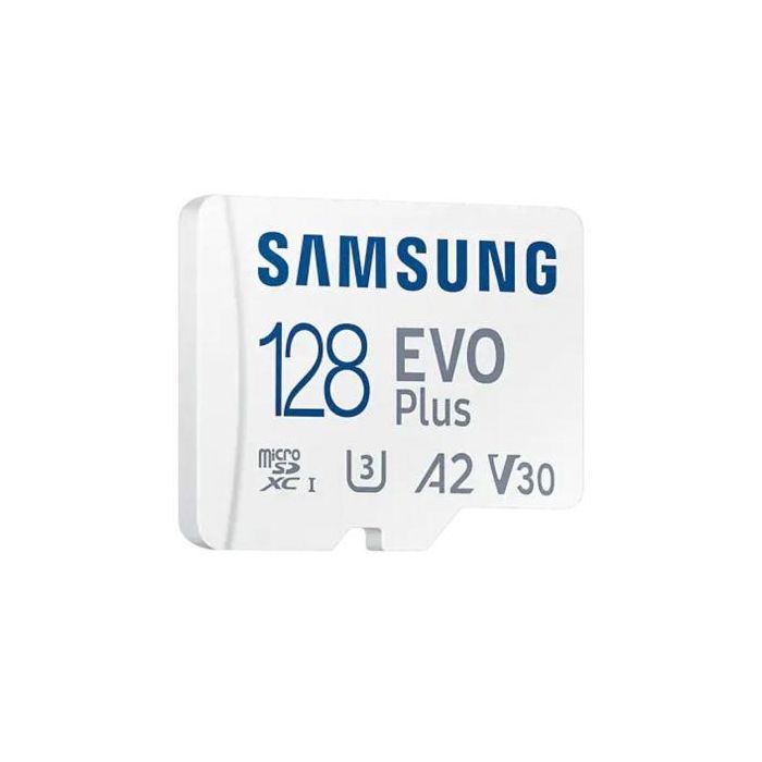 Samsung MB-MC128SA/EU Tarjeta Memoria microSDXC EVO Plus 128GB, 160MB/s, Clase 10 U3 A2 V30, con Adaptador SD para Móvil y Tablet 3