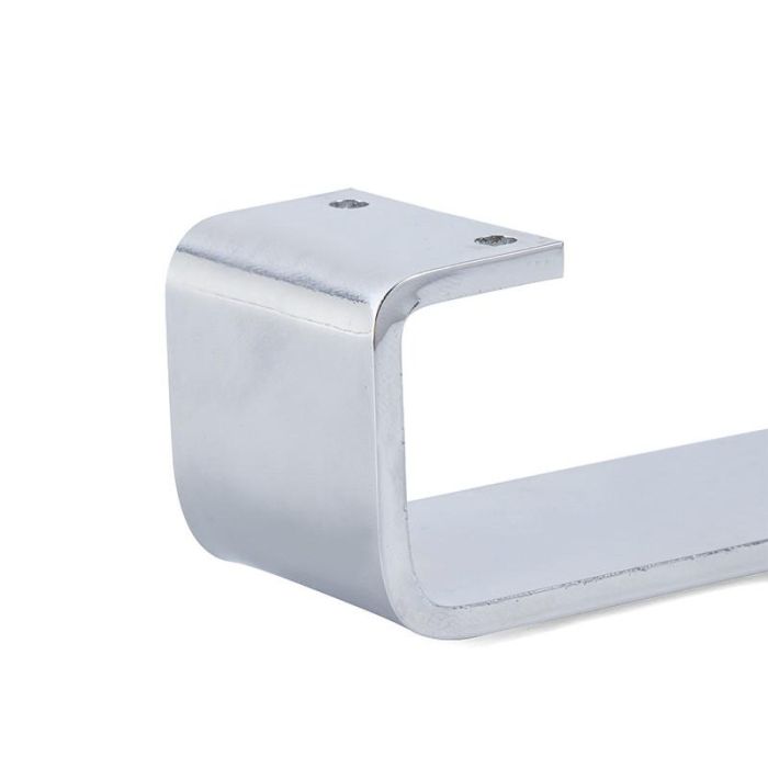 Q&Q Pata de Soporte Nimian de Metal para Sofás y Muebles - Acabado Cromo, Altura 49 mm, Largo 184 mm 2 Q&Q Pata de Soporte Nimian de Metal para Sofás y Muebles - Acabado Cromo, Altura 49 mm, Largo 184 mm 2