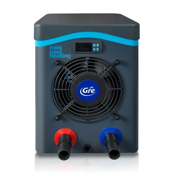 Gre - Bomba de Calor para Piscinas Pequeñas hasta 20m³, 2.5Kw, COP 5W, Bajo Consumo 0.5W y Nivel Sonoro 1