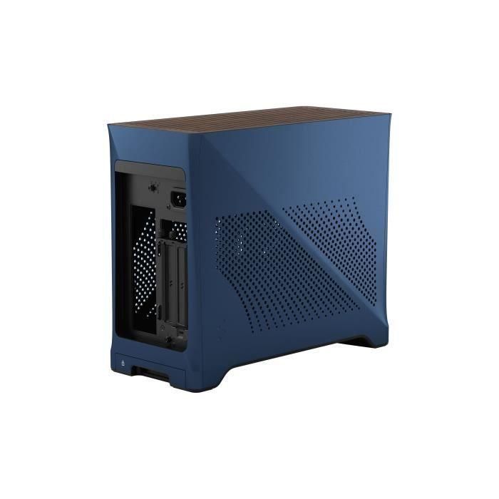Fractal Design FRA7340172705840 Caja PC Era 2 Midnight Blue, m-ITX, 2 ventiladores 120mm, USB 3.1 Tipo C, tarjeta elevadora PCIe 4.0 3