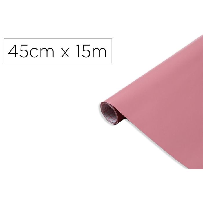 Rollo Adhesivo D-C-Fix Rosa Ceniza Mate Ancho 45 cm Largo 15 Mt Rollo Adhesivo D-C-Fix Rosa Ceniza Mate Ancho 45 cm Largo 15 Mt