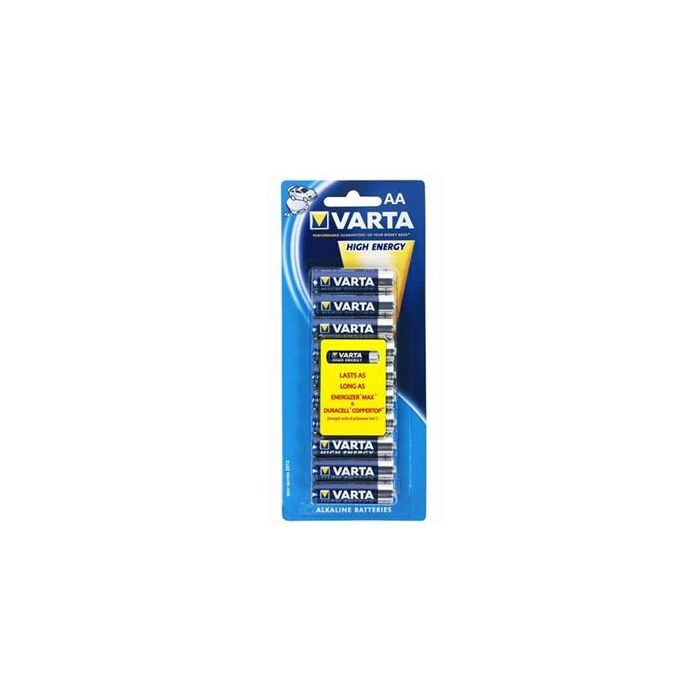 Varta Batería AA (LR6) 1.5V Alcalina High Energy - Pack de 20 Pilas