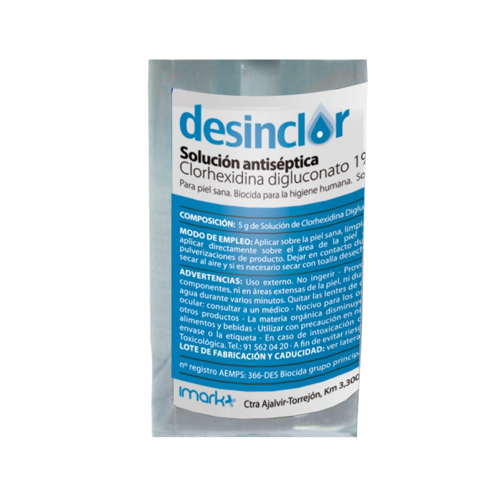 Solución Antiséptica Clorhexidina Desinclor Bote Pulverizador 30 ml 2